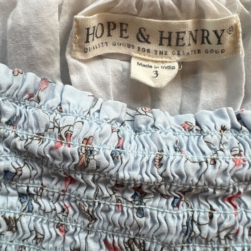 Hope and Henry Smocked Dress - Picture 2 of 3